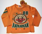 日本正品Anpanman可愛橙色長袖Tee(SIZE:95)