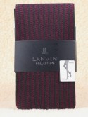 日本正品Lanvin 棗紅色直紋襪褲 (SIZE: M-L)