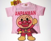 日本正品Anpanman可愛粉紅色突腳仔Tee(SIZE:80,90)